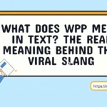 What Does WPP Mean in Text
