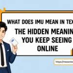 imu mean in text