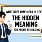 what dmv mean in text
