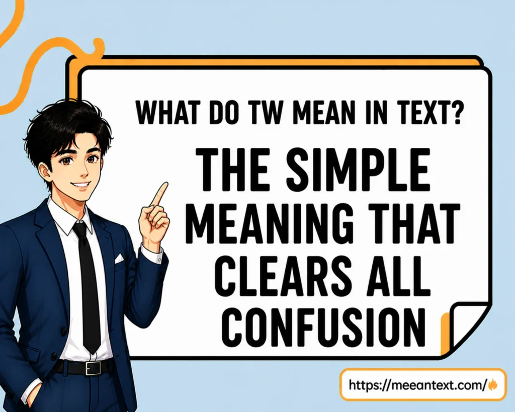 what do tw mean in text