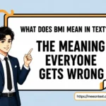 what does bmi mean in text