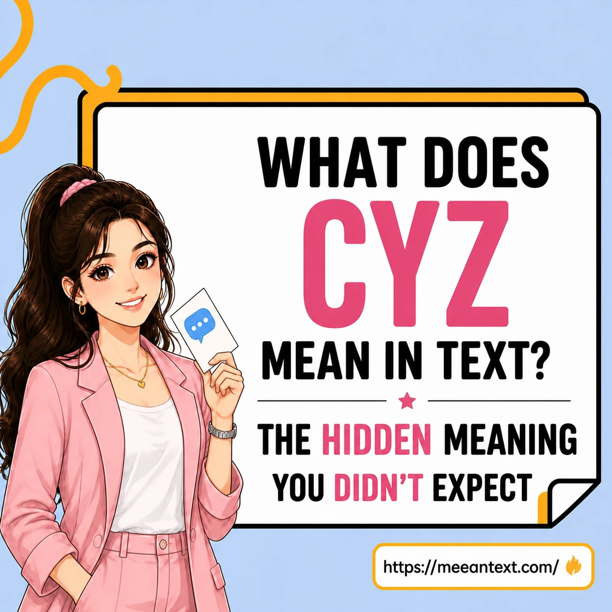 what does cyz mean in text