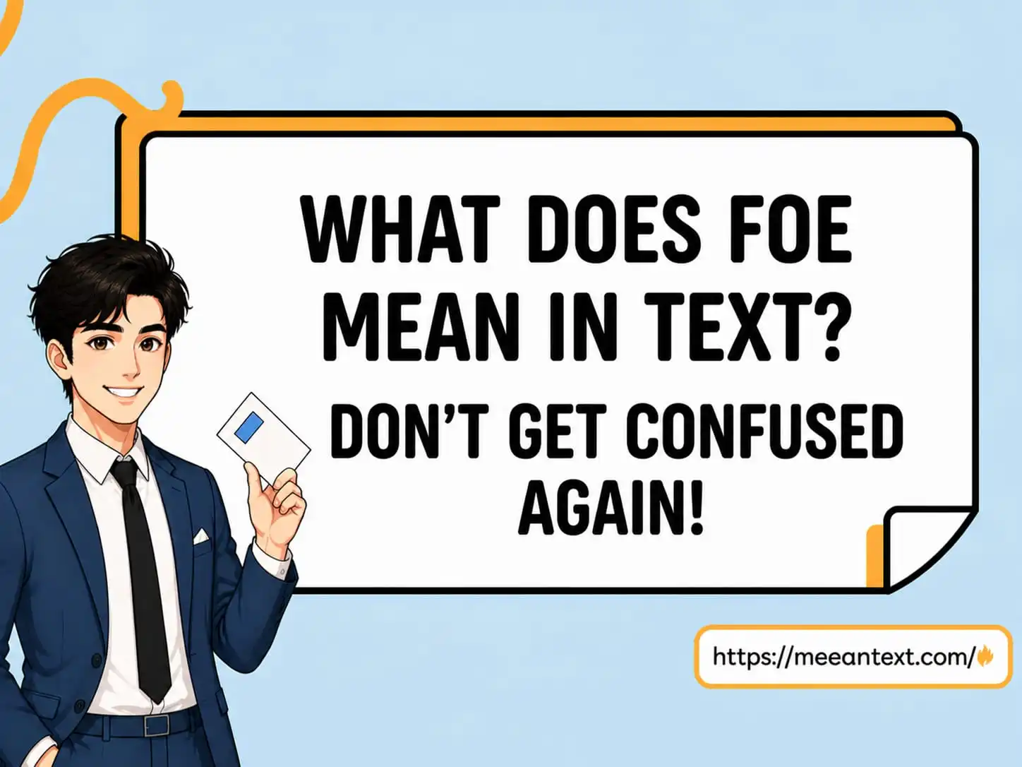 what does foe mean in text