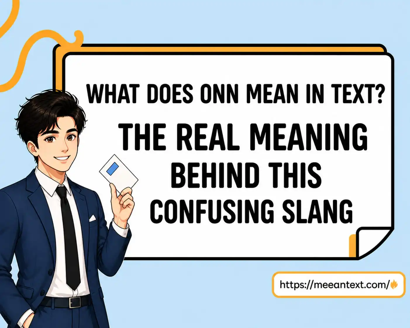 what does onn mean in text