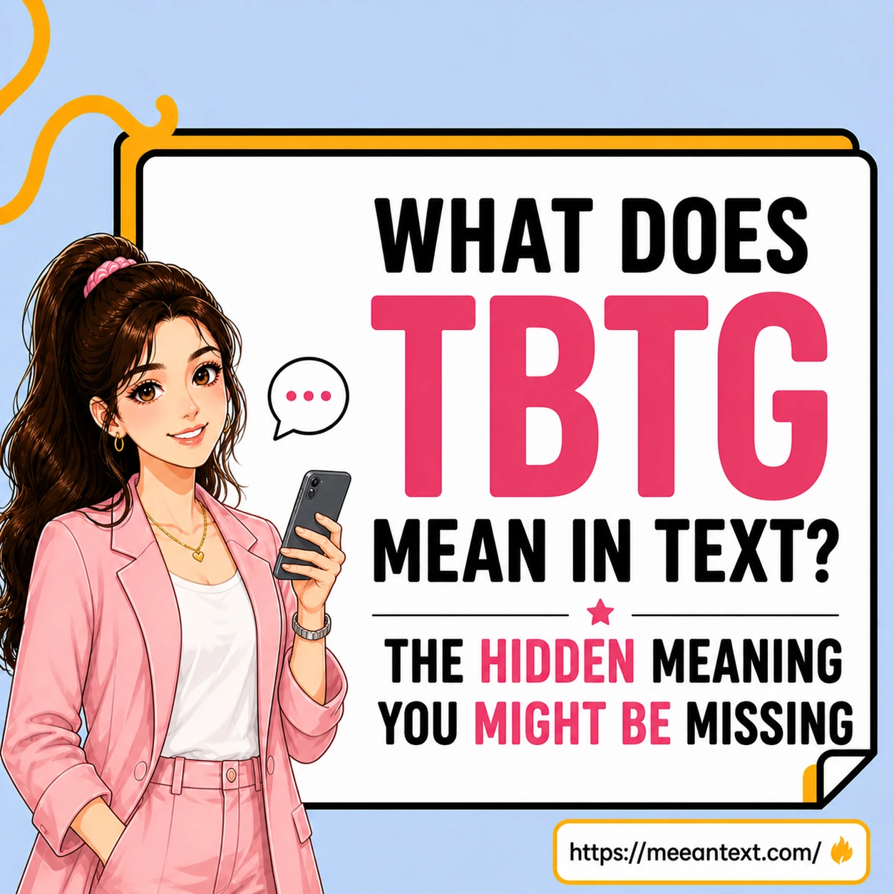 what does tbtg mean in text