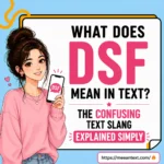 what does dsf mean in text