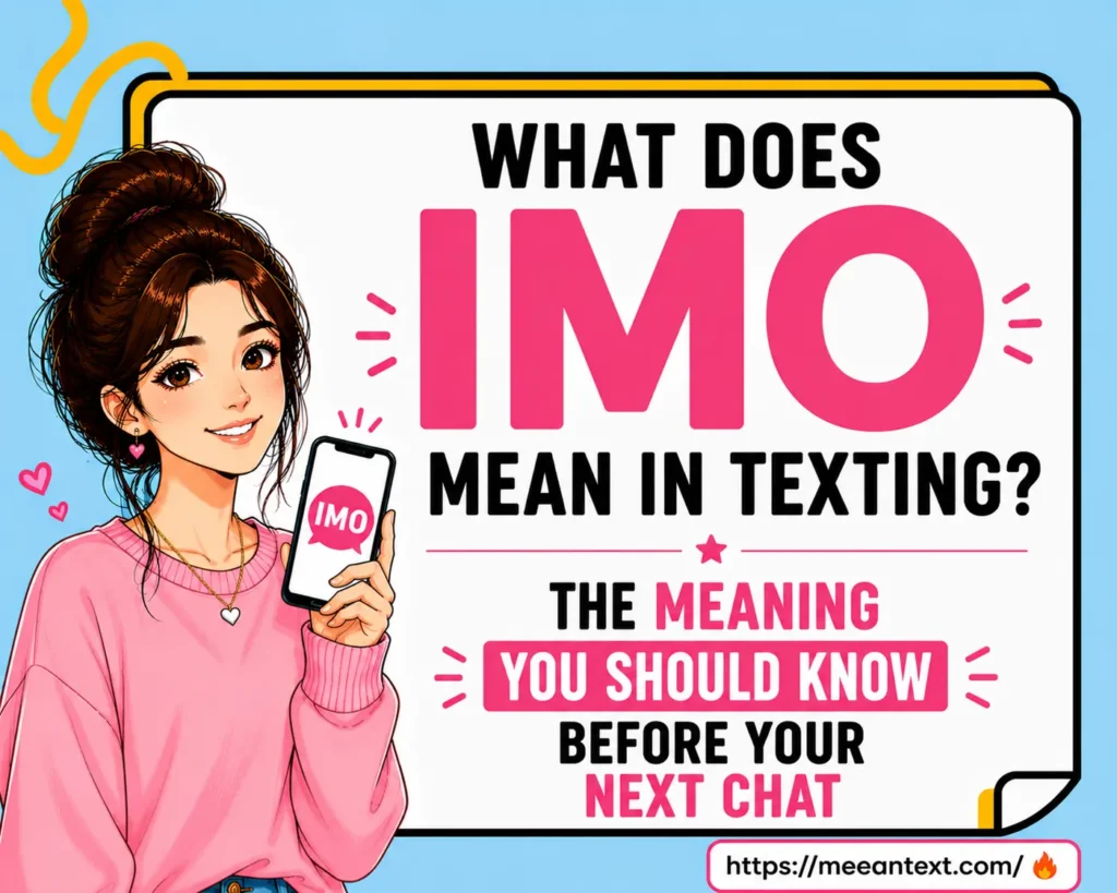 what does imo mean in texting