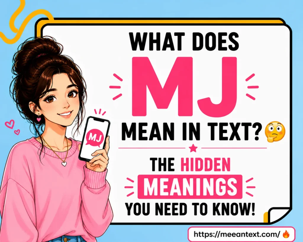 what does mj mean in text