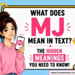 what does mj mean in text