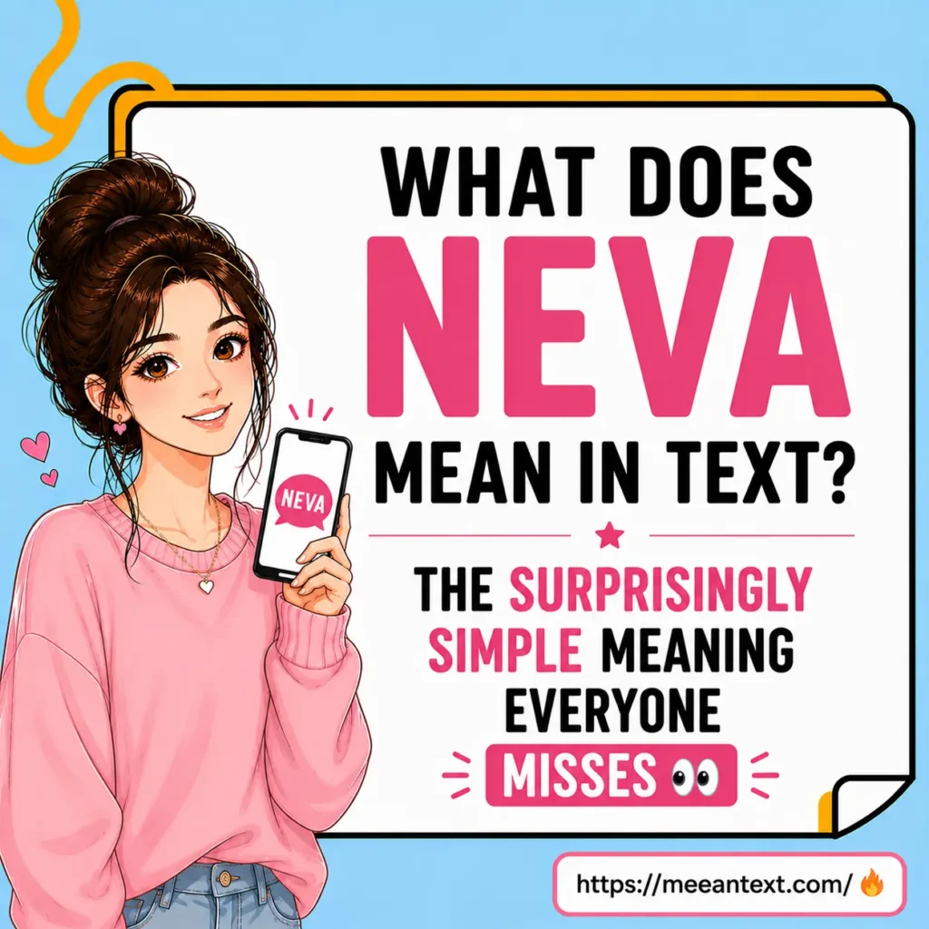 what does neva mean in text