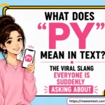 what does py mean in text