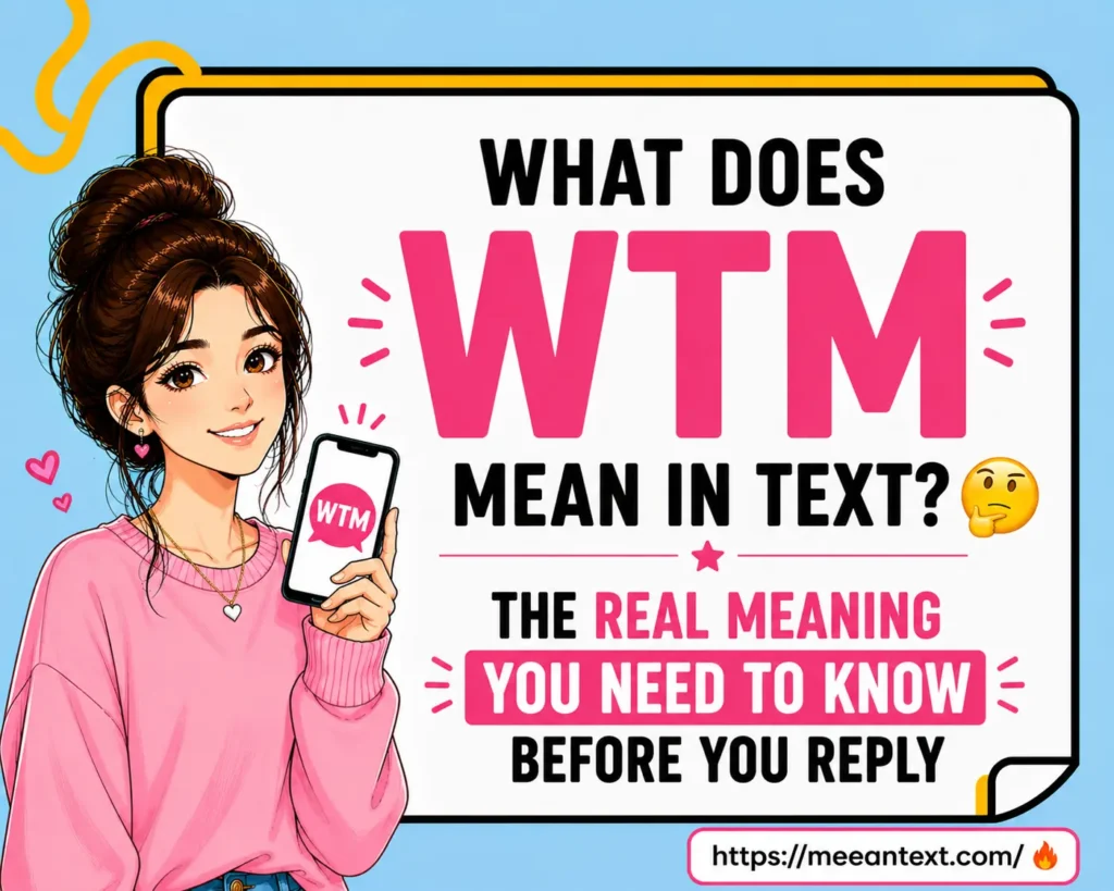 what does wtm mean in text