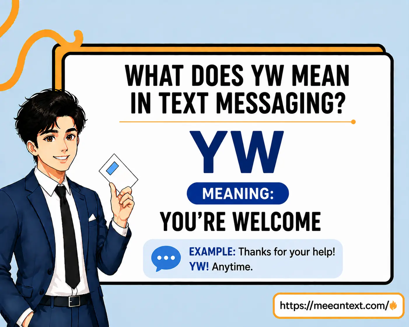 what does yw mean in text messaging
