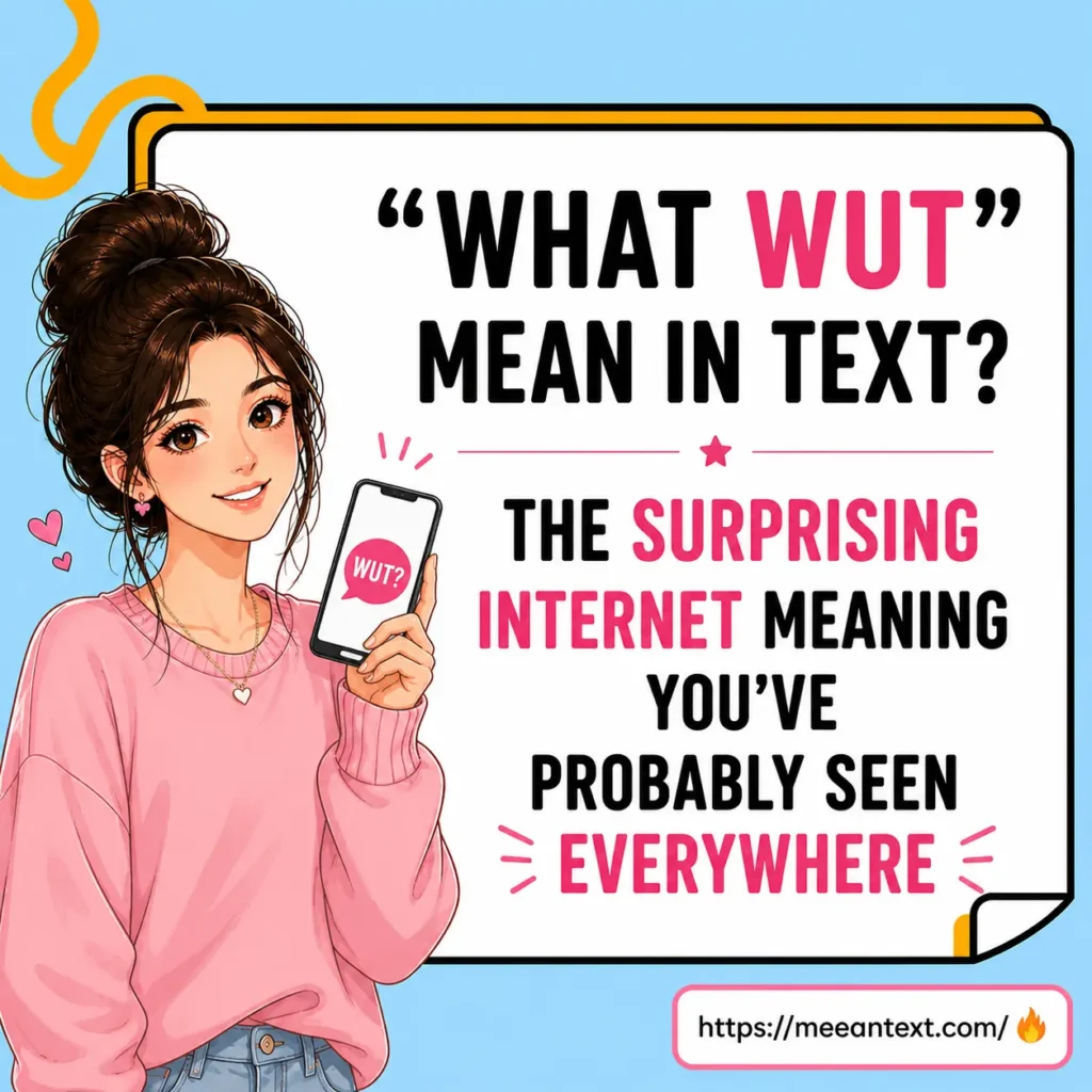 what wut mean in text
