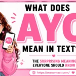 what does ayo mean in text