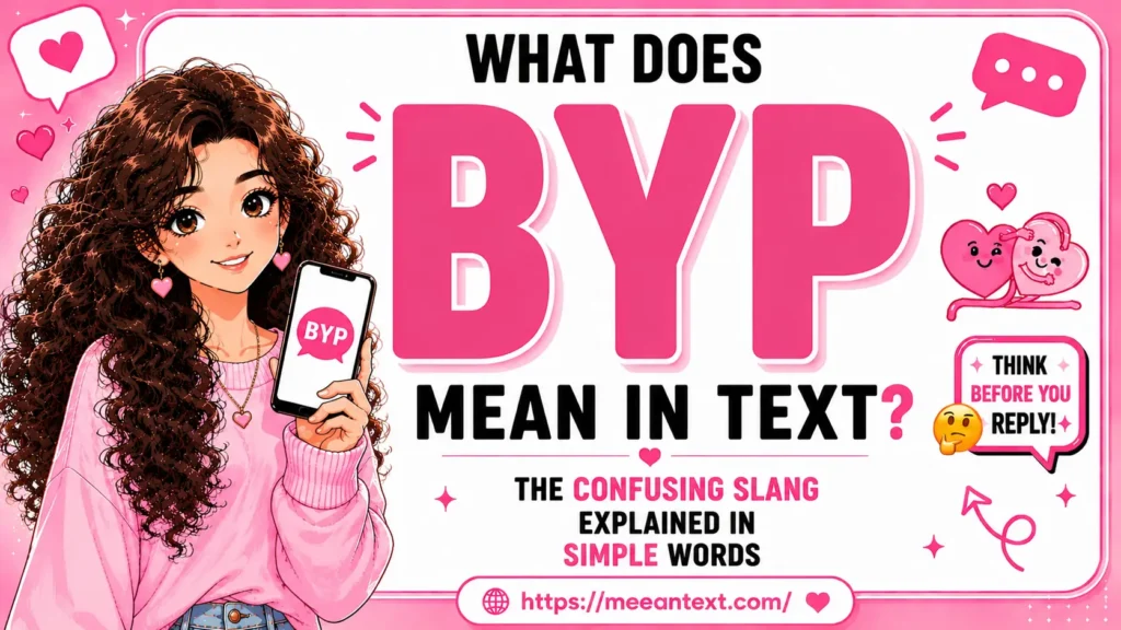 what does byp mean in text