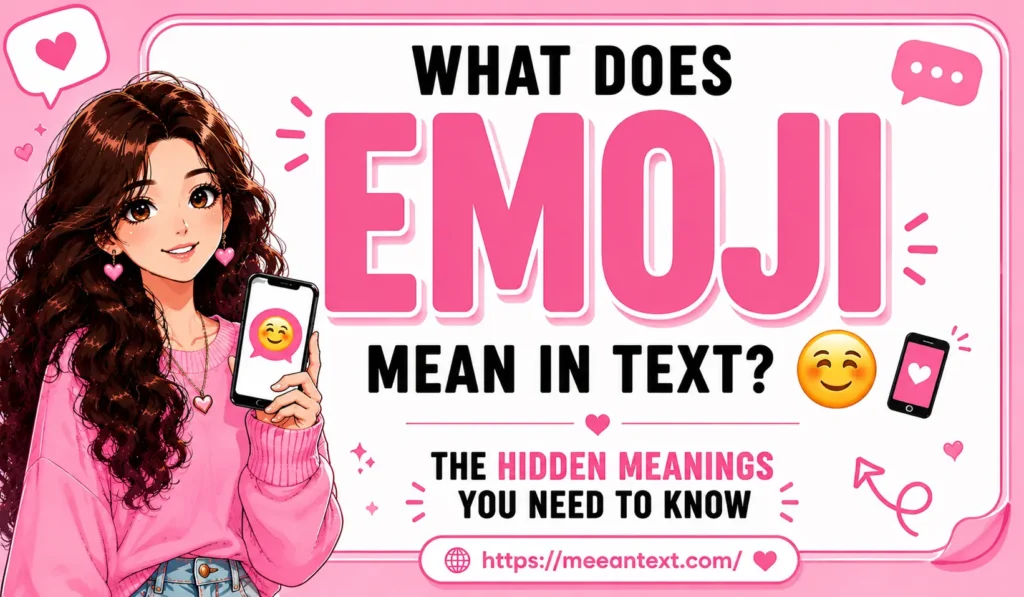 what does emoji mean in text
