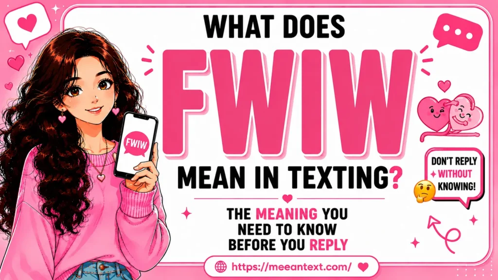 what does fwiw mean in texting