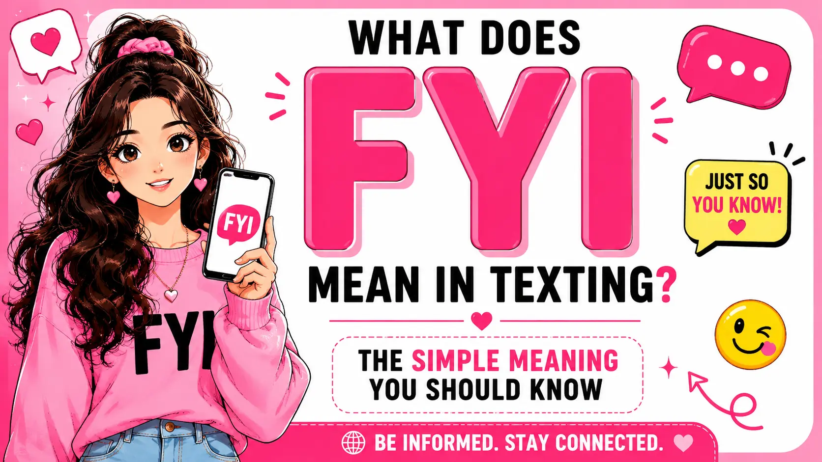 what does fyi mean in texting