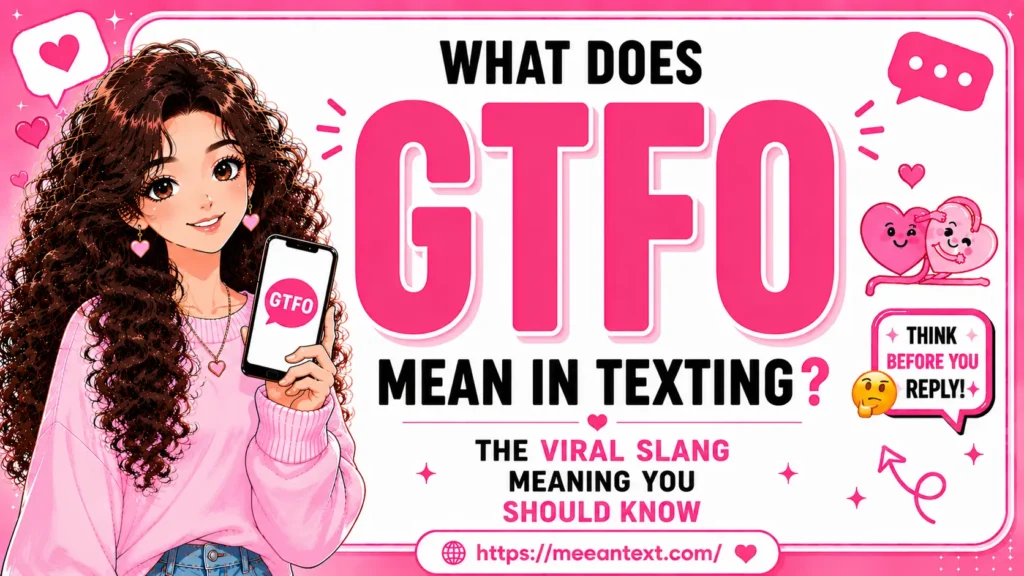 What Does GTFO Mean in Texting? The Viral Slang Meaning You Should Know