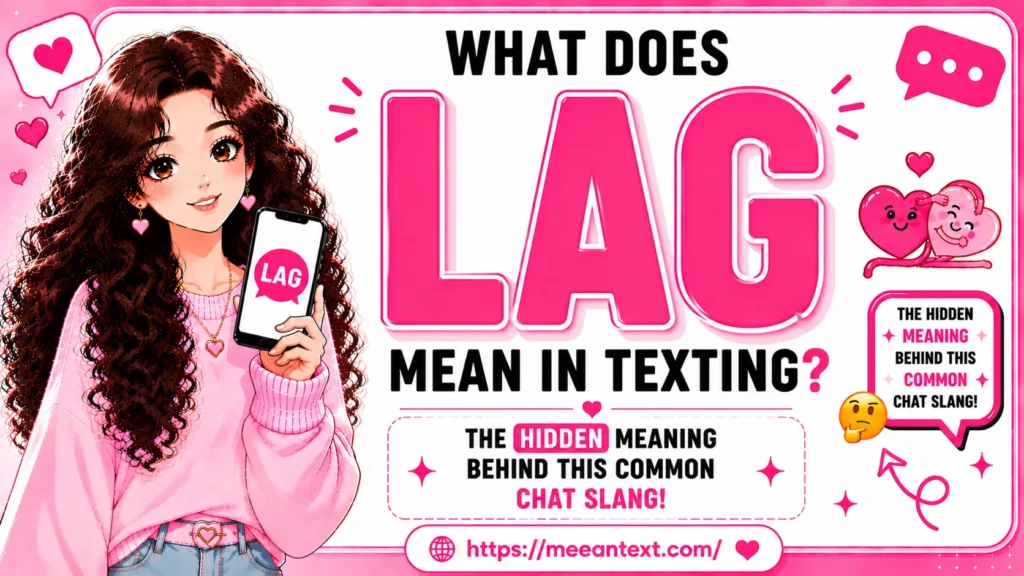 what does lag mean in texting