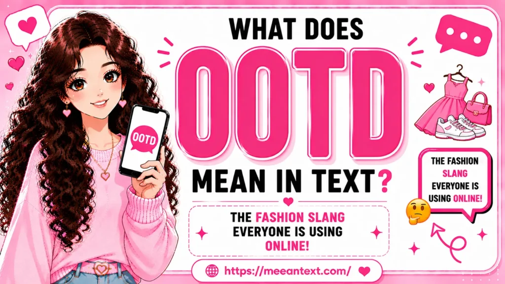 what does ootd mean in text