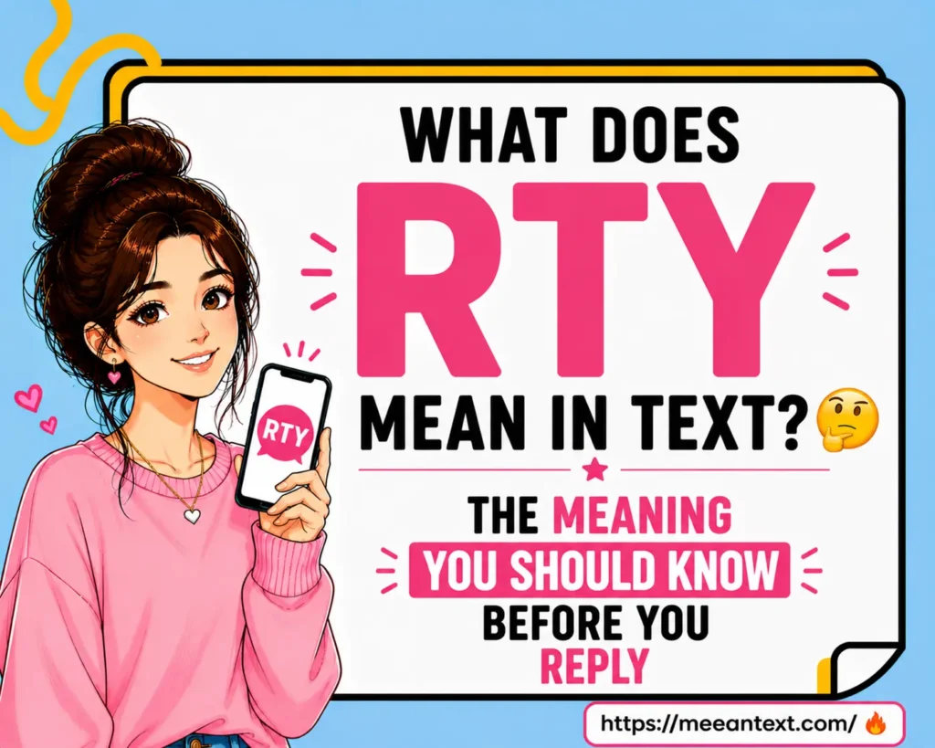 what does rty mean in text
