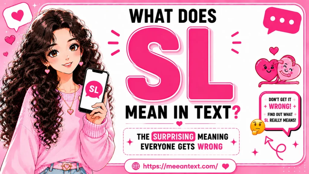 what does sl mean in text