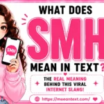 what does smh mean in text