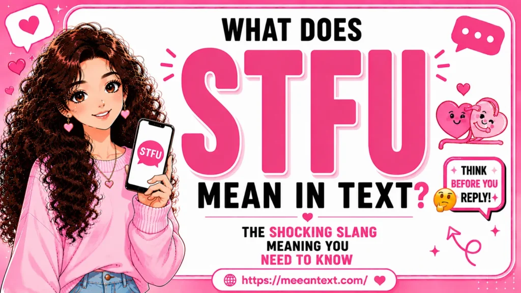 what does stfu mean in text
