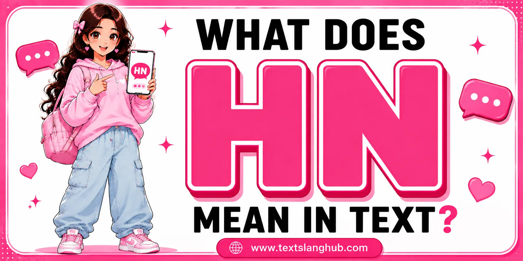 HN can mean “Hell No” in casual texting, especially when someone strongly rejects an idea. However, HN has other possible meanings, so context is important.