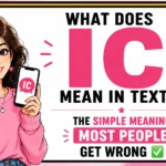 IC means "I See" in texting. It is commonly used to show that you understand or acknowledge what someone has said. You'll often see it in text messages, social media, gaming chats, and messaging apps.