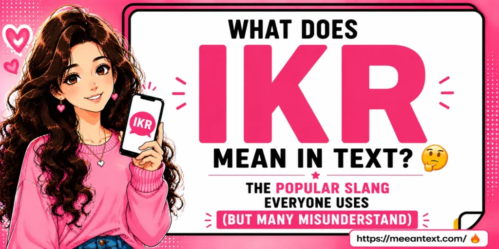IKR stands for "I Know, Right?" in texting. It is used to express strong agreement with someone's opinion or statement and is commonly seen in text messages, social media, and online chats.