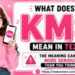 KMS usually means “kill myself” in texting. Some people use it as exaggerated slang for frustration or embarrassment, but it can also indicate genuine suicidal thoughts, so context matters.