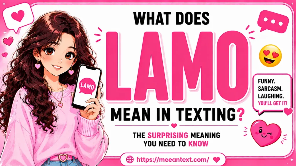 what does lamo mean in texting