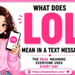what does lol mean in a text message