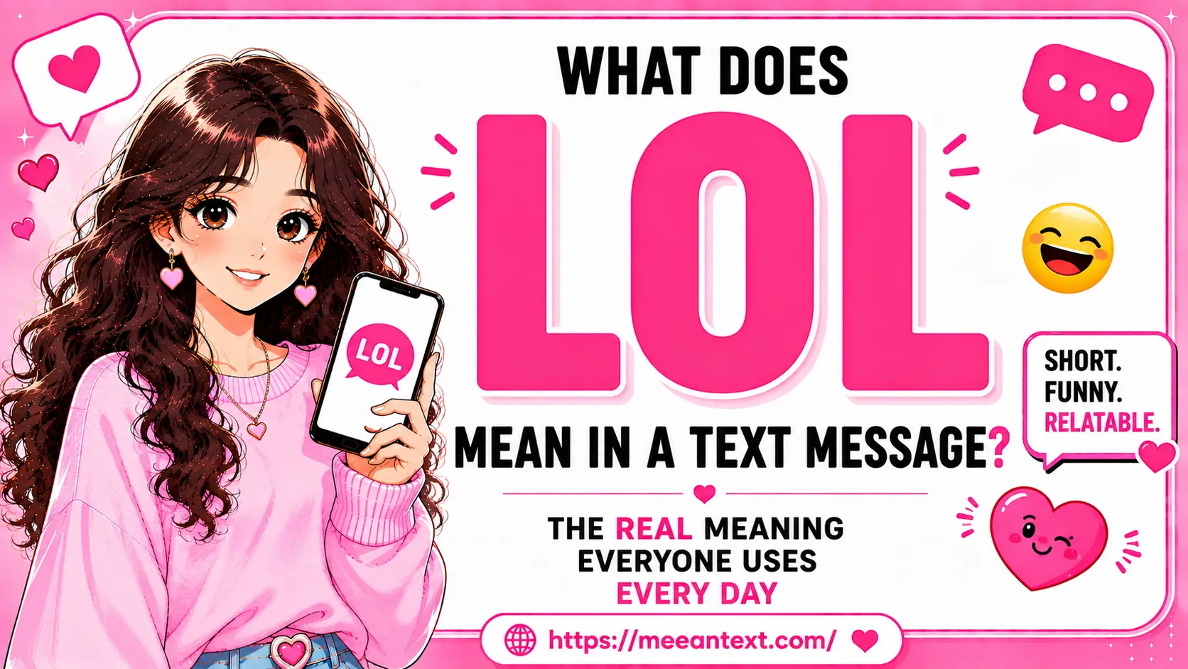 what does lol mean in a text message