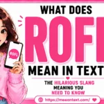 what does rofl mean in text
