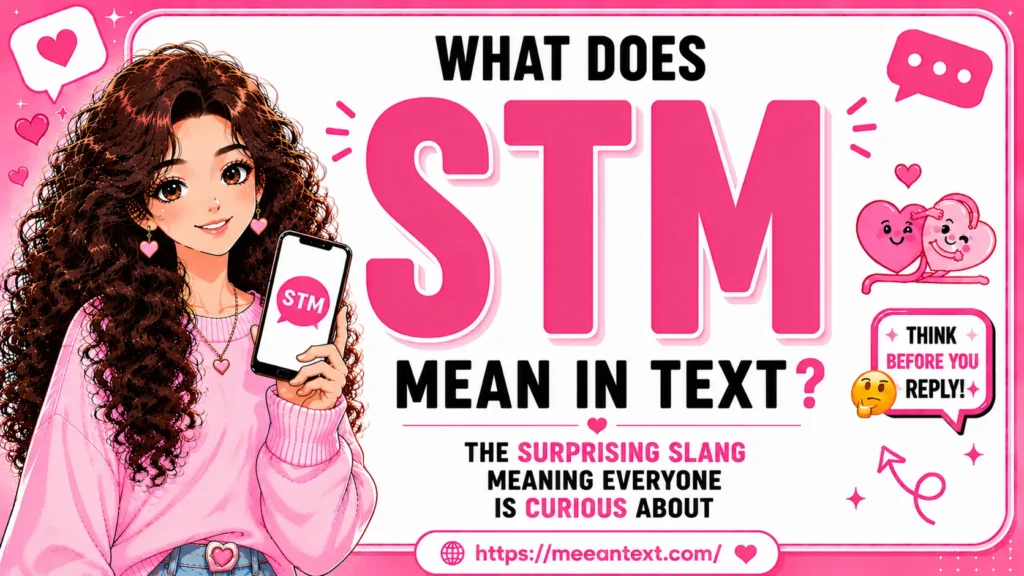 what does stm mean in text