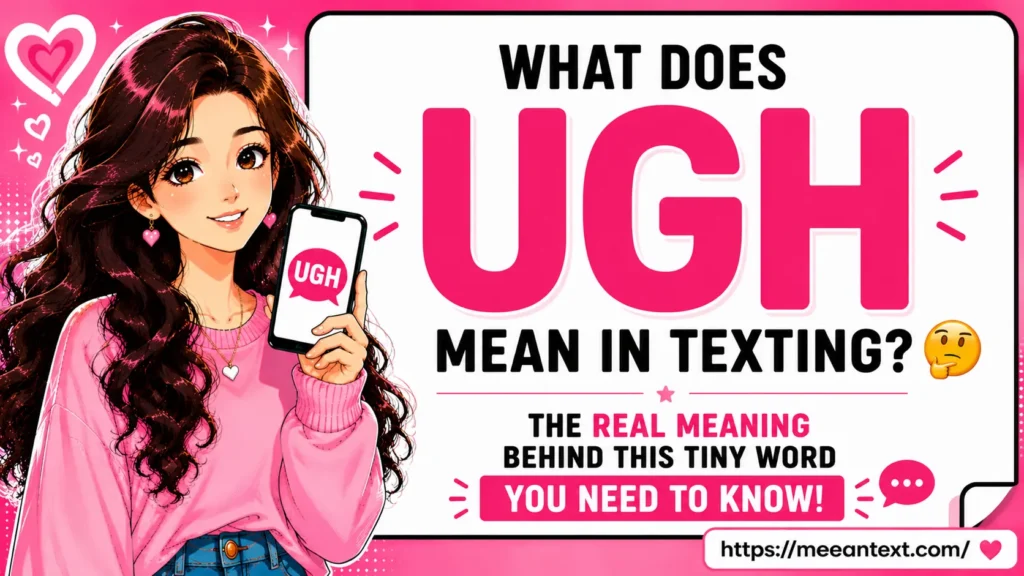 what does ugh mean in texting