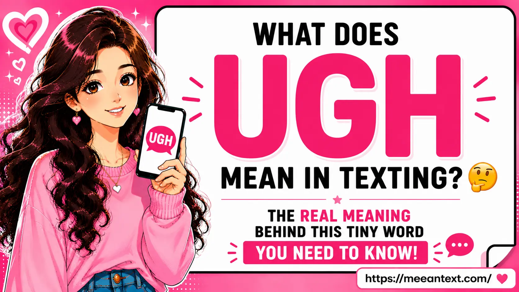 what does ugh mean in texting