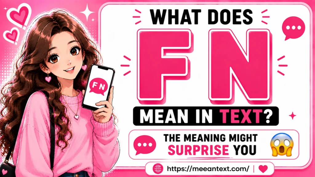 FN can mean “for now” in casual texting, but its meaning depends on context. It may also mean first name, Friday night, or Fortnite in specific situations.