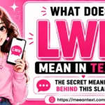 LWK usually means “lowkey” in texting and social media. It describes something subtle, understated, slightly secretive, or expressed without making a big deal about it.
