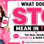 STG means “Swear to God” in text messages and online slang. People use it to emphasize that they're telling the truth, expressing strong feelings, or being serious about something.