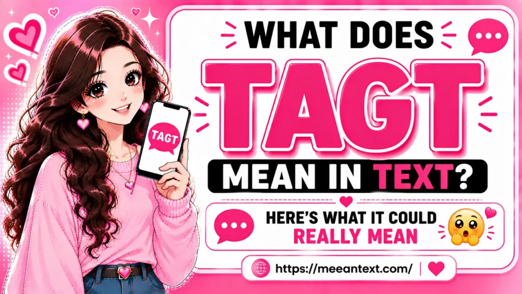 TAGT does not have one universally accepted meaning in text. It may be an abbreviation, initials, username, community-specific slang, or a typo, depending on the conversation.